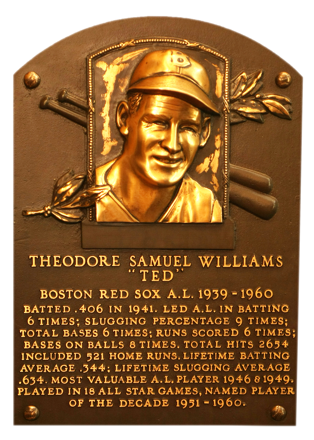 Williams, Ted | Baseball Hall of Fame